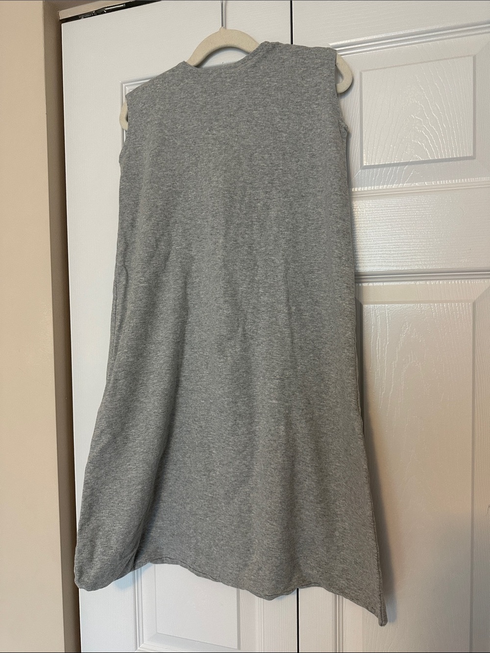 Grey Sleeveless Zippered Baby Sleep Sack Halo size L - Picture 3 of 3